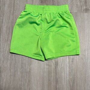 Place Sports Vibrant Green Athletic Shorts